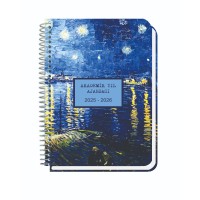 2025-2026 AKADEMİK AJANDA / VAN GOGH STARY NIGHT